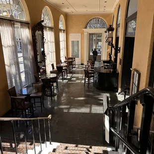 the interior of a restaurant