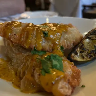 Handpie with rotisserie chicken