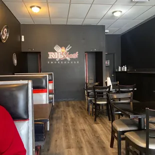 the interior of a restaurant