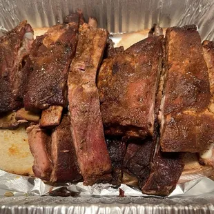 bbq ribs, food, ribs