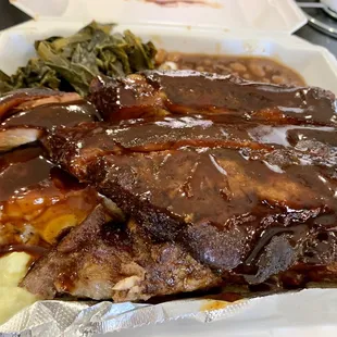 Half Half of Slab St.Louis Ribs