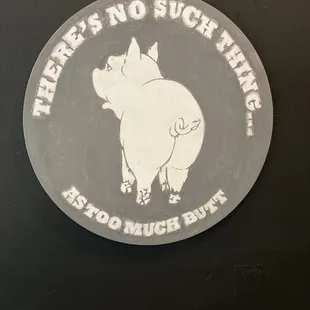 The restaurant decor is so spot on