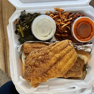 Quarter Chicken Dinner w/ 2 Reg. Sides