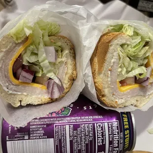 Turkey Provolone Cold Sub