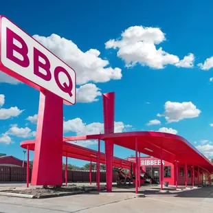 a bbq gas station