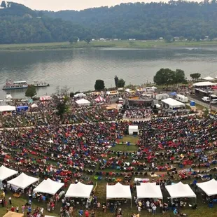 a large crowd of people at a concert