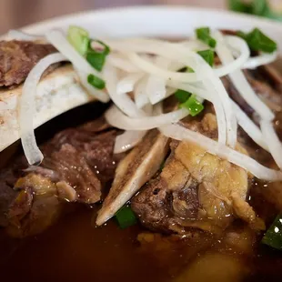 Beef back rib pho