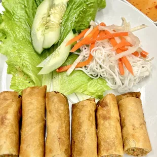 Crispy spring rolls