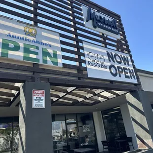 Front of the business