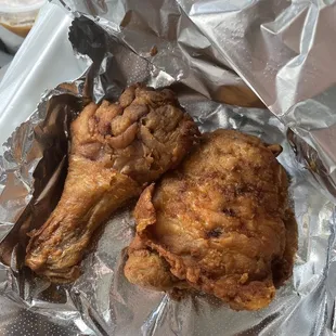 2 piece chicken dinner