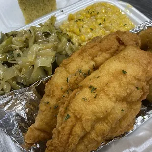 Catfish dinner