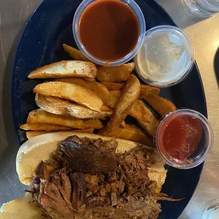 Pulled Brisket sandwich