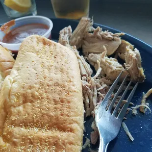 Cold pork. Tasted like cold turkey