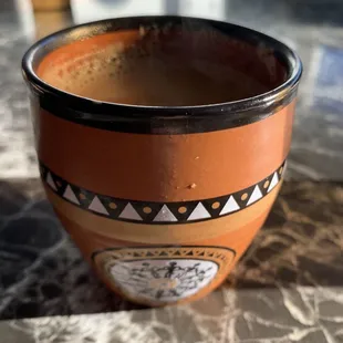 Black chai tea. A must try!!