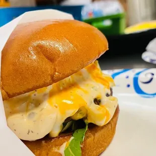 New burger....