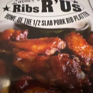  close up of a bag of chicken wings