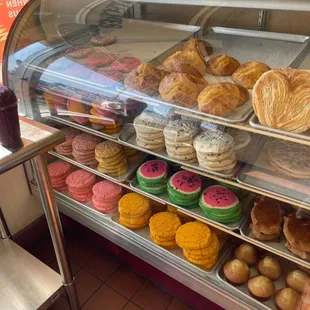 a variety of baked goods