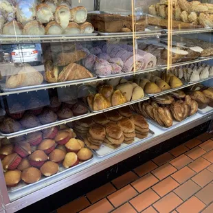 a variety of baked goods