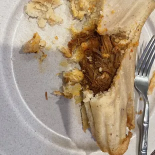 Pork tamale $4