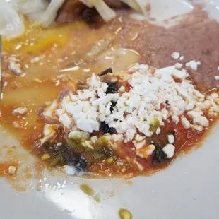 Huevos Poblanos were deliciously fresh