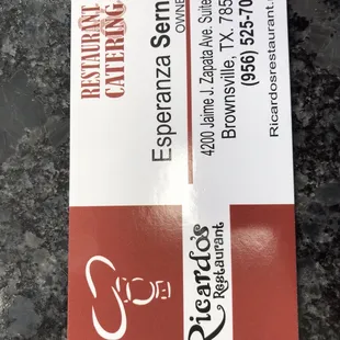 business card