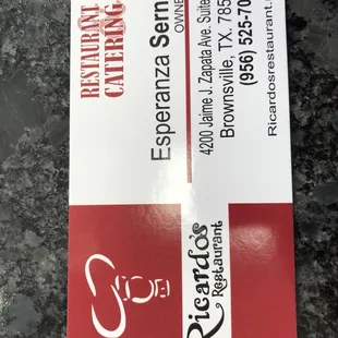 business card