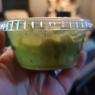 Side of guacamole to go
