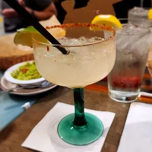 Margarita in a cute little glass