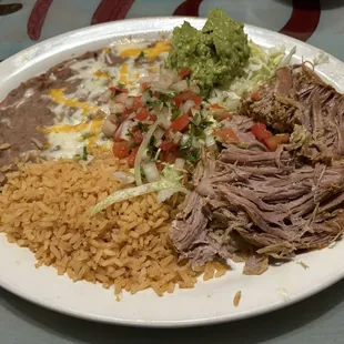 Carnitas plate