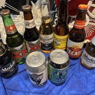 RICARDOS extensive beer selection.