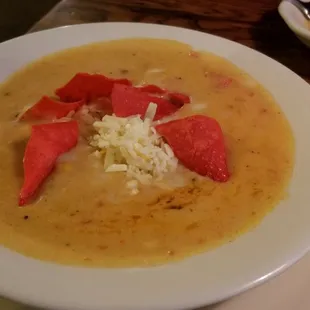 Really good tortilla soup