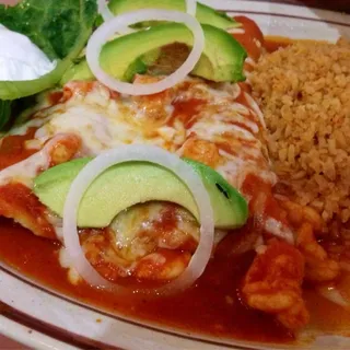 Shrimp Enchiladas