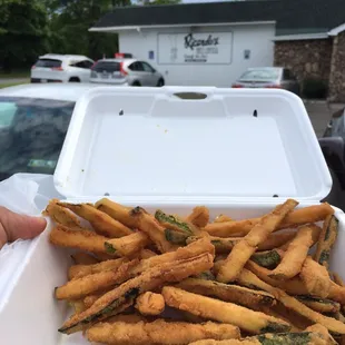Zucchini Fries...best damn thing to get here!