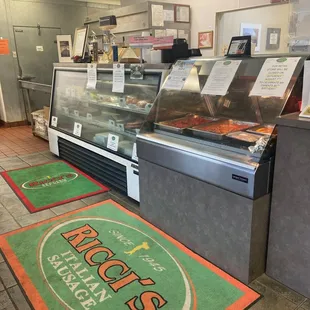 the inside of a restaurant