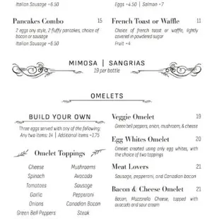 Brunch Menu