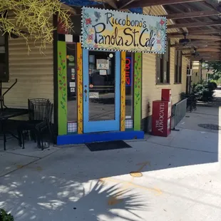Entrance to restaurant