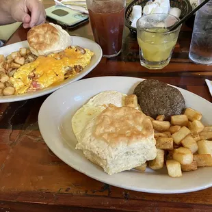 Southern Omelet and Two egg combo