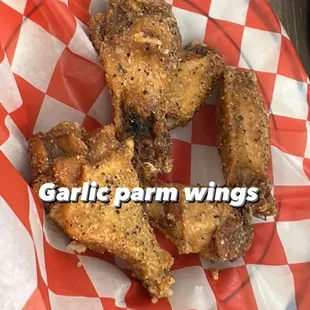 Garlic Parmesan wings