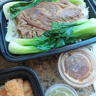 Braised Pork Ribs Rice Combo