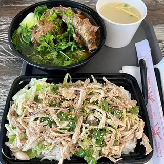Spareribs Noodle Soup