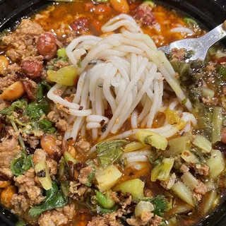 Hot and Sour Rice Noodle Soup