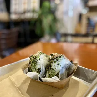 Salmon yuzu miso &amp; yuzu yellow tail