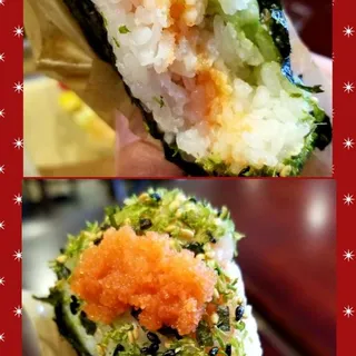 Mentaiko Avocado Onigiri