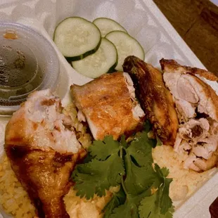 Deep Chicken Fried Rice ( Com ga xoi mo)