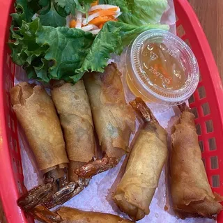 6 Fried Shrimp Egg Rolls