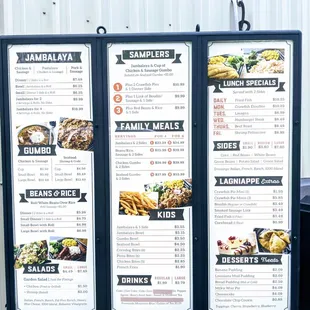 Drive-Thru Menu