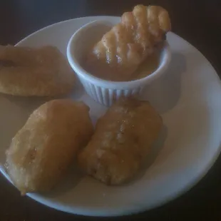 Fried Banana w/ Honey Butter Sauce