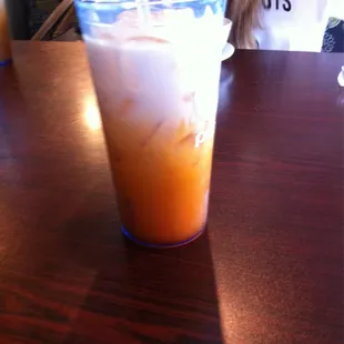 Tai tea is so delicious! It's like a dessert!