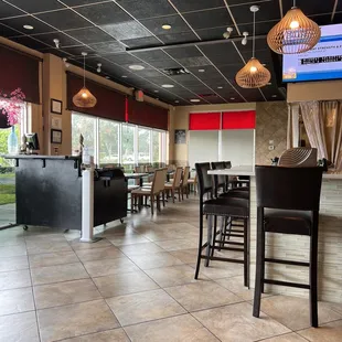 Inside view of the restaurant.