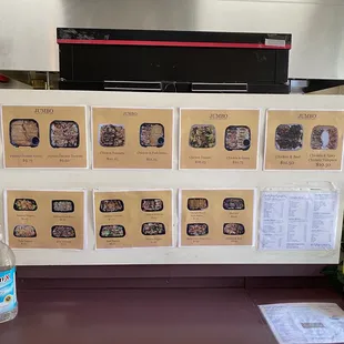 a variety of dishes